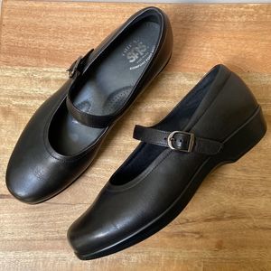 Tripad SAS Maria Mary Jane Leather Shoe Black Size 9.5 W